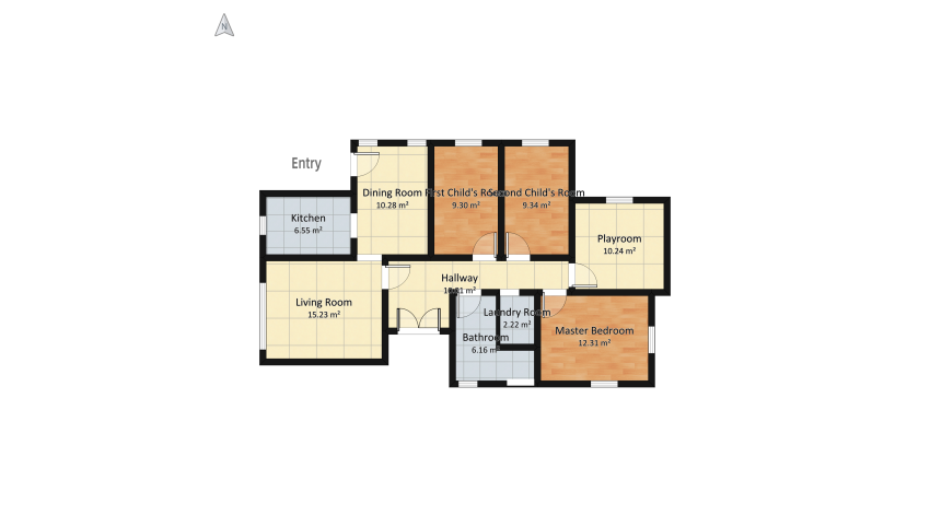 Our home <3 floor plan 107.36