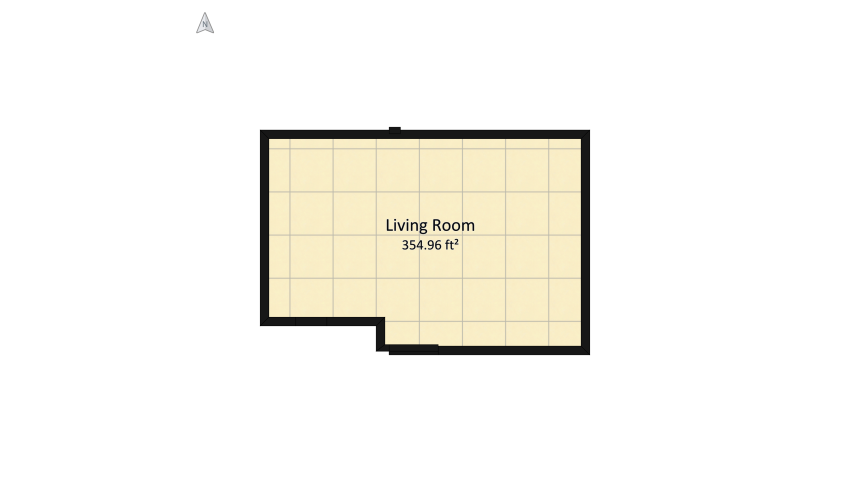 Urban Studio Apartment floor plan 66.33