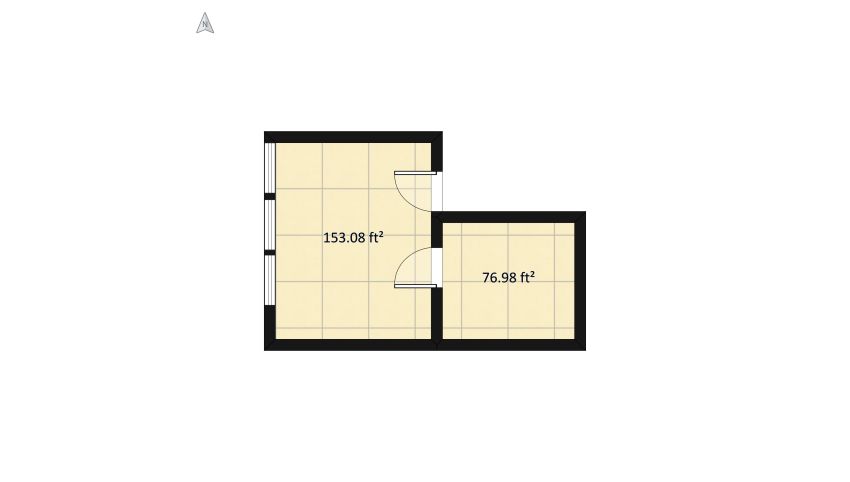 modern small apartment floor plan 24.6