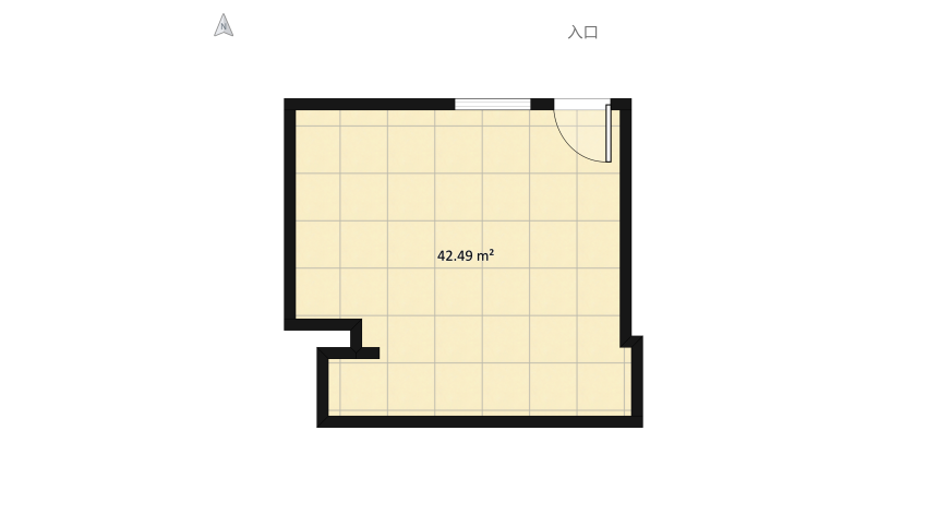 Bedroom teen magenta floor plan 46.07