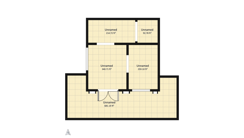 Multi functional living for web floor plan 324.49