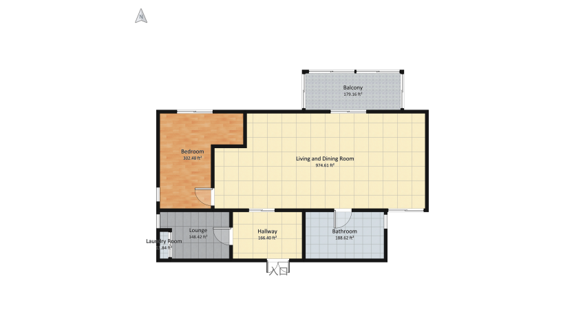 Manhattan small home floor plan 200.32