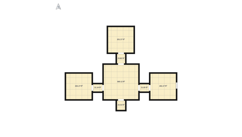 My ACNH Home Recreation floor plan 111.22