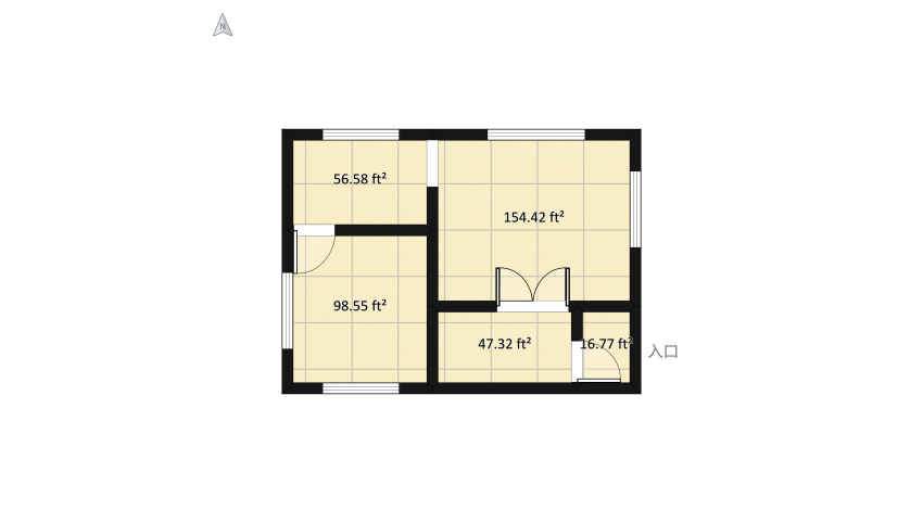 La Casa Ideal floor plan 82.16