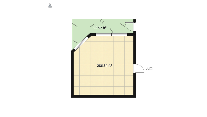 Slytherin Modern room for students floor plan 38.02