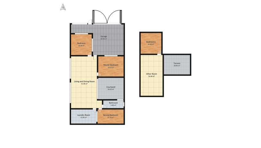 Cozy small home floor plan 276.52