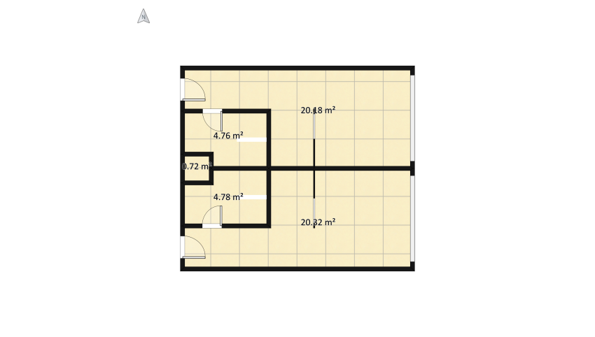 Detail Interior Kamar Standar (Double & Twin) floor plan 112
