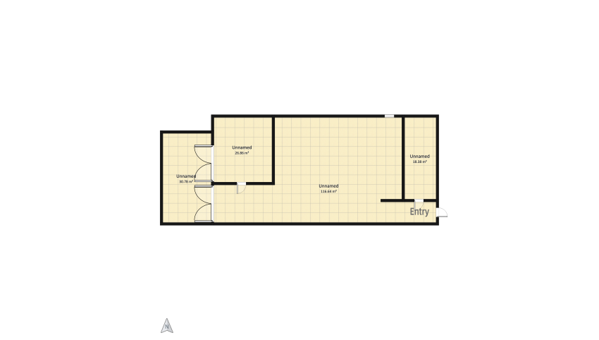 African Inspired Apartment floor plan 192.67
