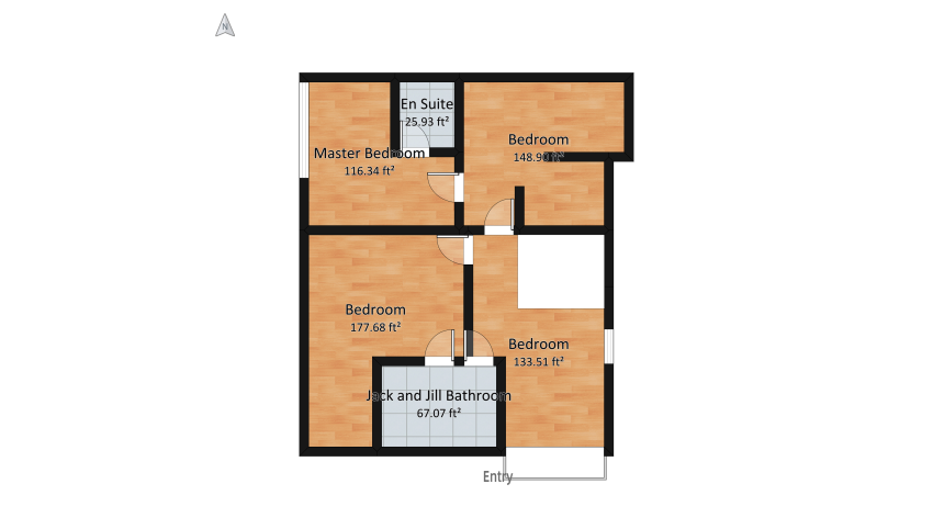 victorian restyle floor plan 154.96