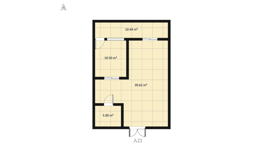 F Masion: Red Chruch floor plan 74.14