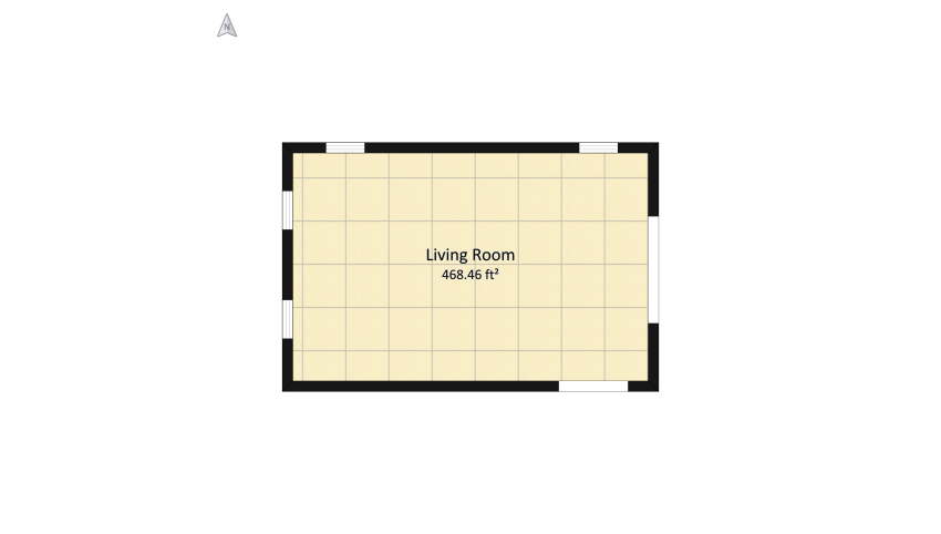 Living Room floor plan 46.83