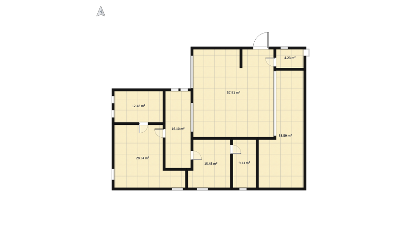 Apartamento 1 floor plan 196.72
