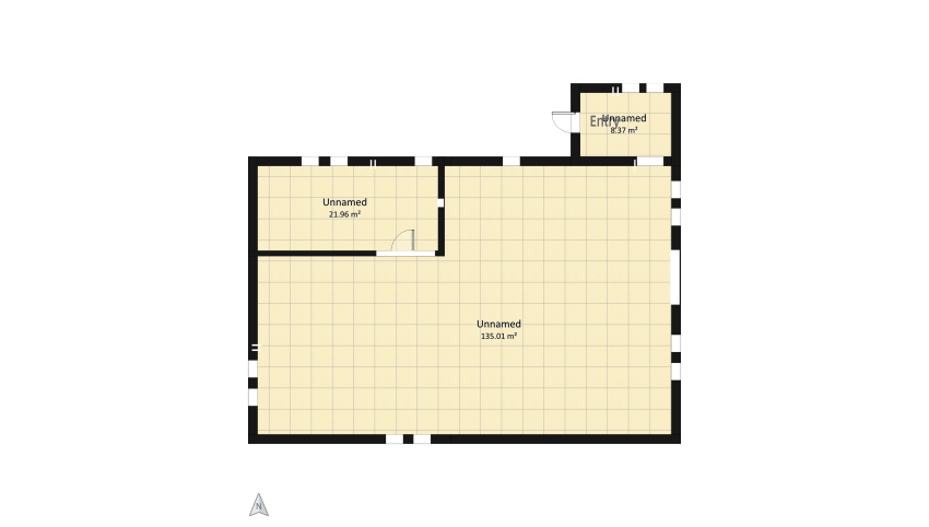 Apartamento futurista floor plan 165.34