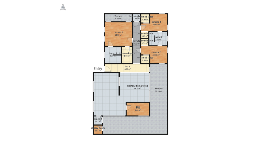 casa 14 floor plan 243.76