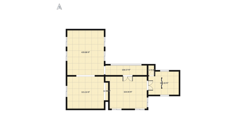 Modern Boho floor plan 143.7