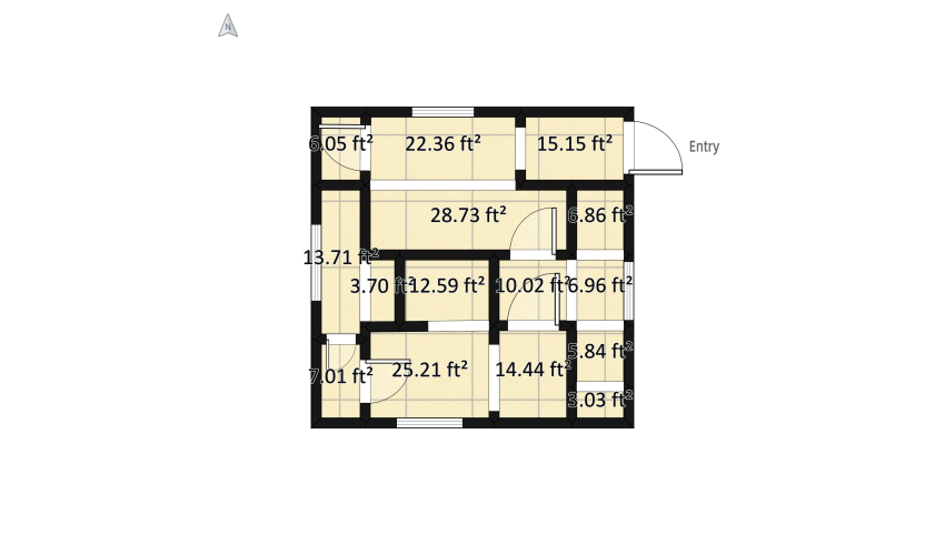 Mondrian Project floor plan 22.12