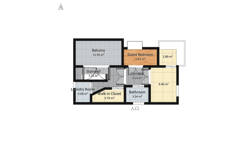 GUEST HOME floor plan 121.18