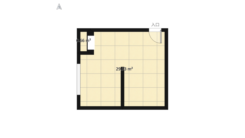 Twin room floor plan 34.99