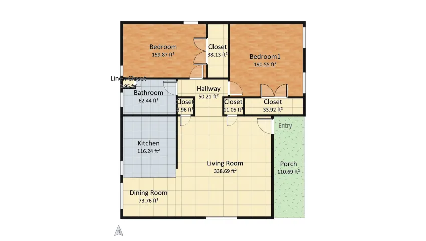 House Tutorial floor plan 111.25