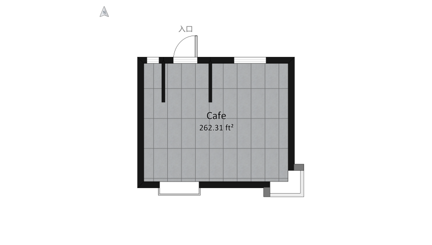#MiniLoftContest - Café Bookstore in an Old Town floor plan 39.78