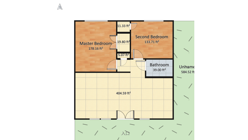 Home floor plan 153.19