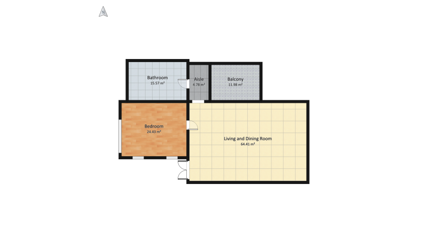 Apartment floor plan 132.48
