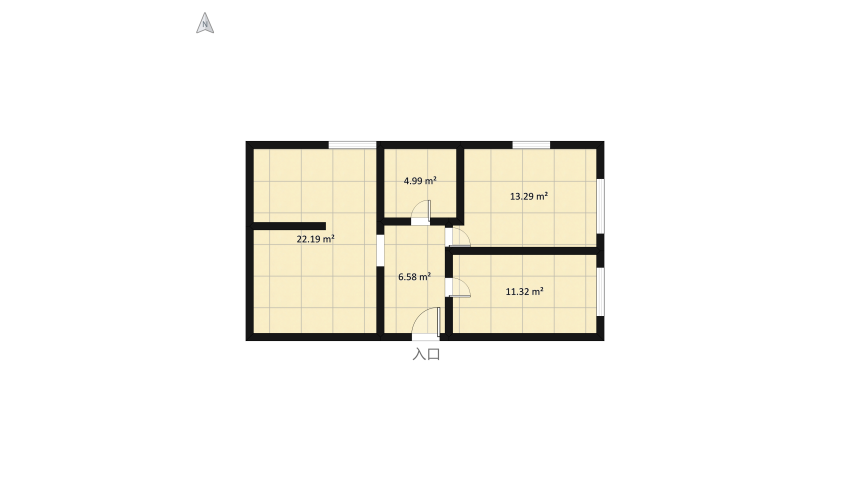 unnamed floor plan 67.43