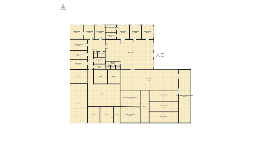 ARKIB FELDA floor plan 1519.53