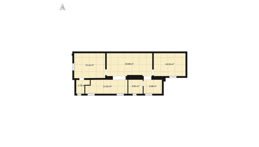 ALI'S HOUSE floor plan 84.8