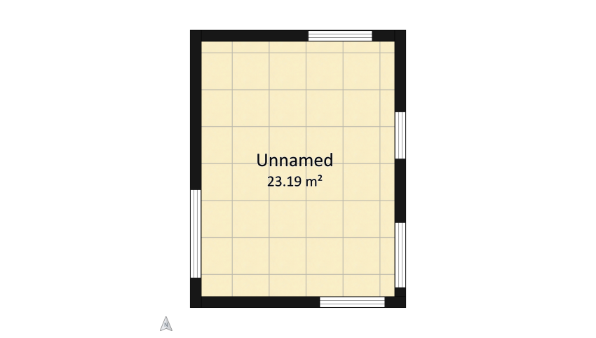 SWEETY TINY HOUSE  floor plan 23.19