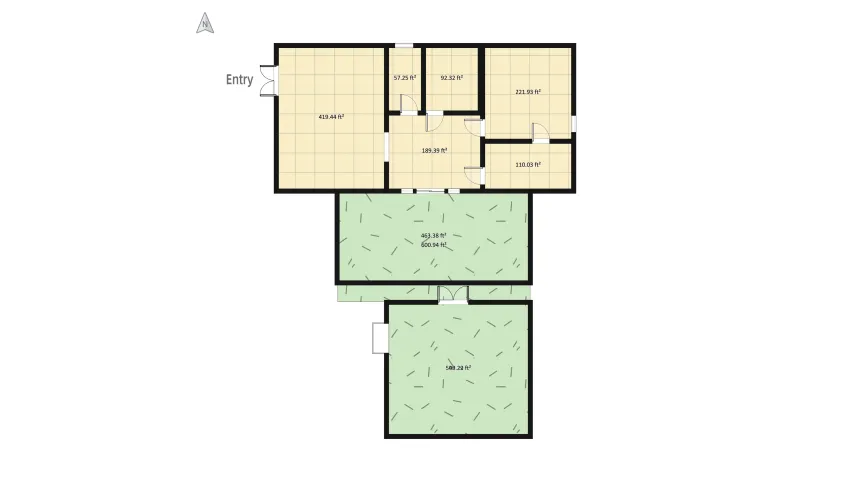 Trap House floor plan 307.67