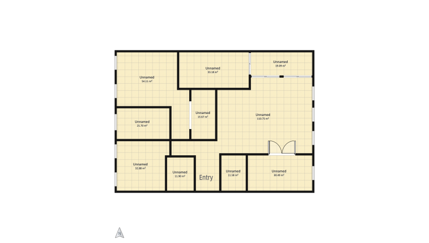Apartment floor plan 341.35
