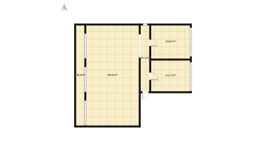 new concrete appartement floor plan 166.79