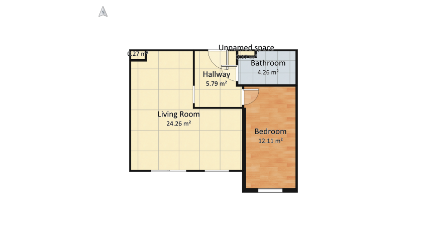v2_mieszkanie2 -dokładniej floor plan 50.07