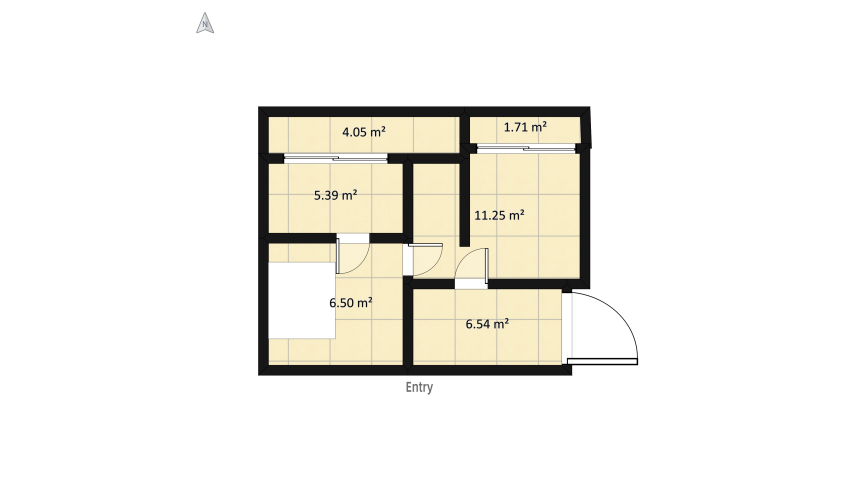 House1 floor plan 136.31