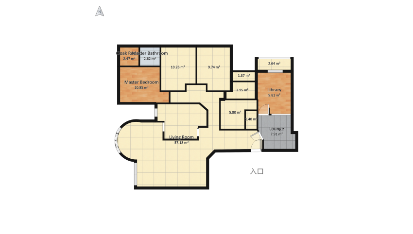 Redesign rental apartment floor plan 135.48