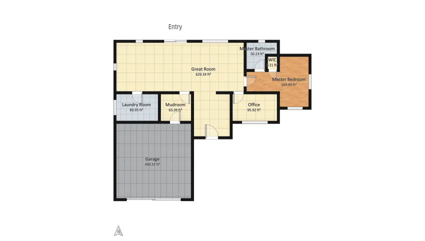 Modern Farmhouse floor plan 212.96