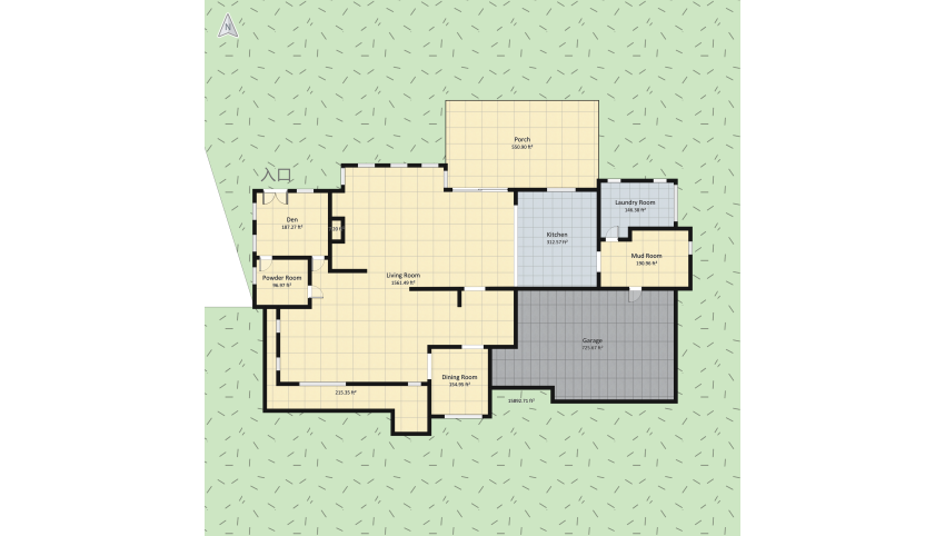 Mid-Century Home floor plan 2158.76