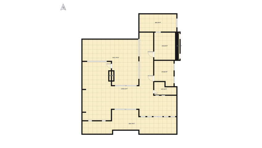 Coastal Calgary Home floor plan 519.44