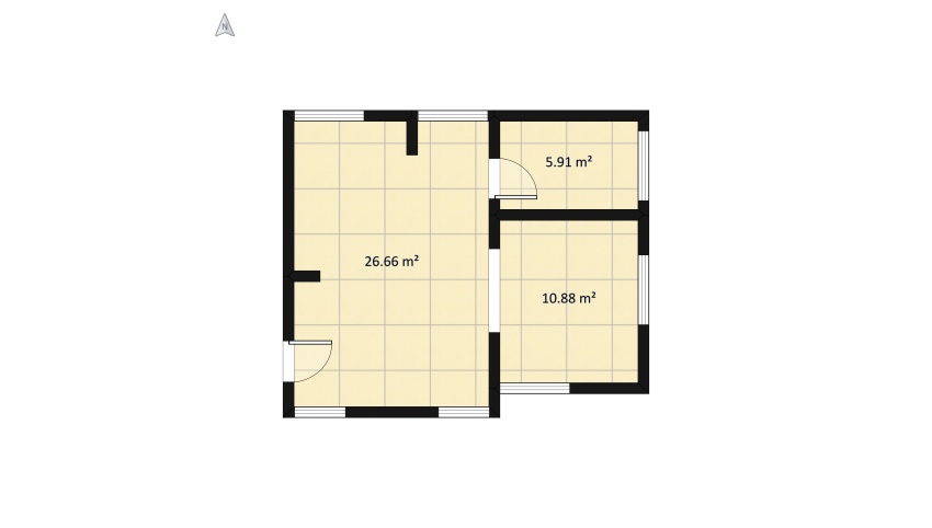 The golden Apartment floor plan 49.26