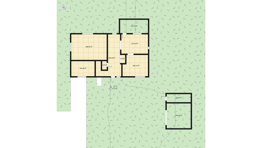 Bohemian english cottage floor plan 7372.61