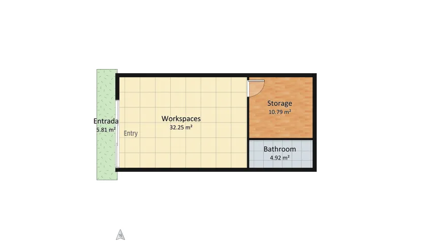 Massiel-Centro de Uñas floor plan 53.77