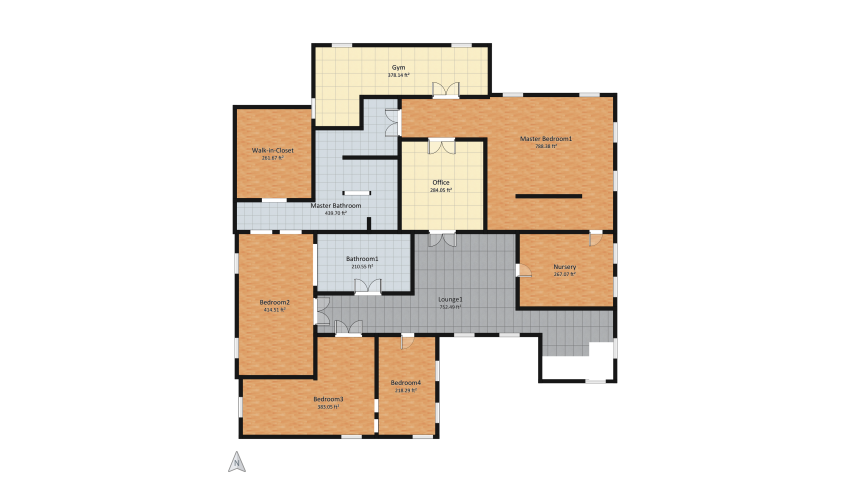 Our Home floor plan 799.22