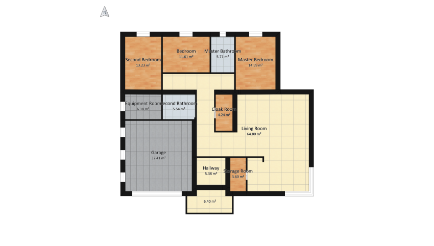 DOM floor plan 205.75