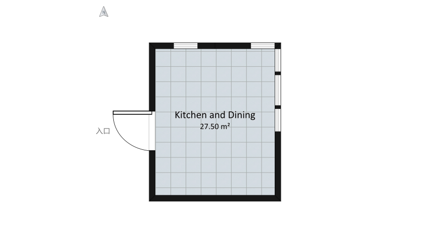 #KitchenContest ~ The old-fashioned way ~ (kind of) floor plan 30.09