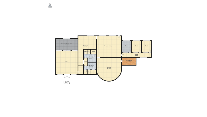 Design Studio - Allegra Curciarello floor plan 468.77