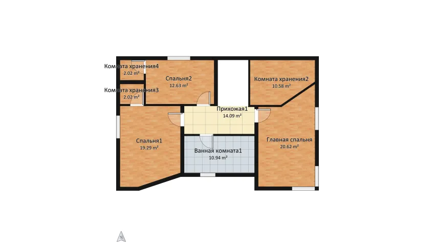 Квартира(Виолетта) floor plan 197.93