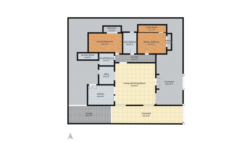 HOUSE 1 floor plan 375.75
