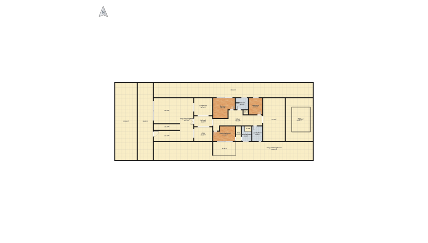 3 bed 2 bath house floor plan 1185.12