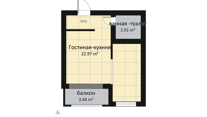 Екатерина (МОСКВА) floor plan 29.32